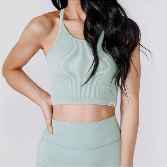 Acta Tops - Acta Wear Seamless Ribbed Tank Top Size Medium